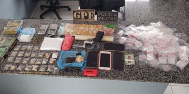 Polícia prende dupla por suspeita de tráfico de drogas em&nbsp;Itinga