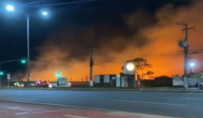 Incêndio em vegetação é registrado em São José de&nbsp;Ribamar