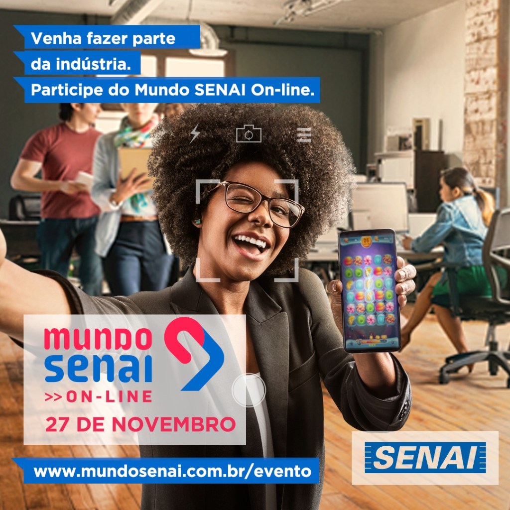 Mundo SENAI 2020 terá versão totalmente on-line este&nbsp;ano