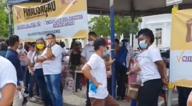 Professores da rede municipal de São Luís  realizam manifestação nesta quarta-feira&nbsp;(24)