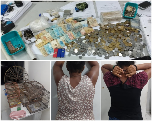 Mulheres presas ao apresentarem R$ 6 mil para liberação de traficante em&nbsp;delegacia