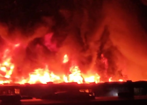 Incêndio deixa 12 ônibus destruídos em garagem de empresa em São&nbsp;Luís