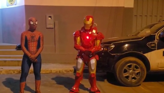 Cosplays de ‘Homem-Aranha’ e ‘Homem de Ferro’ são vítimas de assalto em&nbsp;Imperatriz