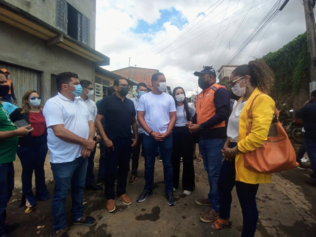 Senador Weverton visita áreas atingidas pelas chuvas em&nbsp;Imperatriz