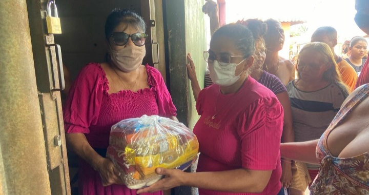 Vereadora Fátima Araújo realiza assistência às famílias afetadas por enchentes em Mirador