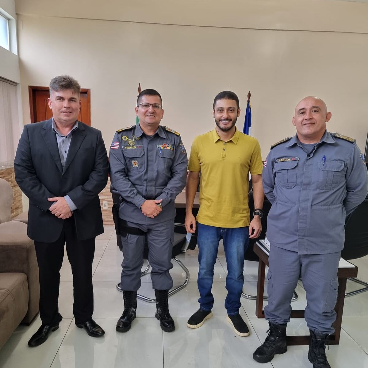 Deputado Wendell Lages faz visita de cortesia ao novo comandante-geral da PMMA