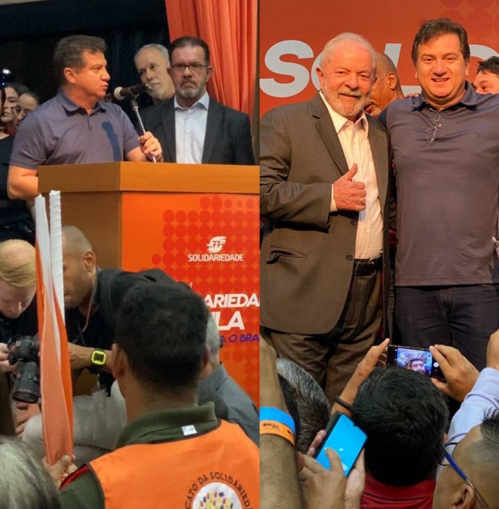 Encontro do Solidariedade tem presença de Lula e Simplício&nbsp;Araújo