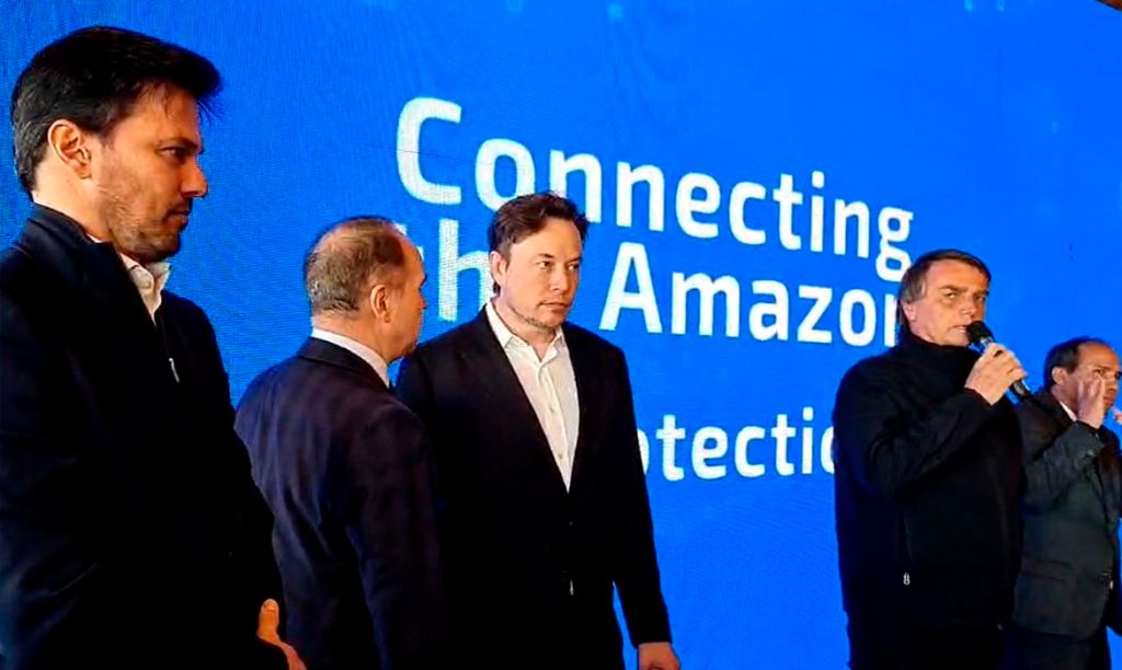 Bolsonaro se encontra com empresário Elon Musk em São&nbsp;Paulo