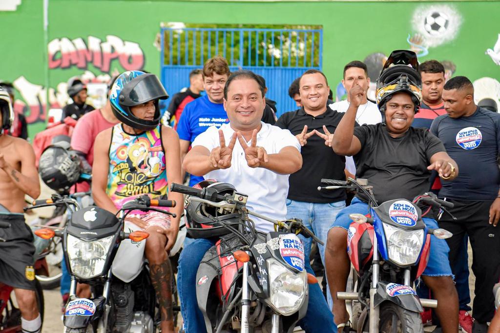 Weverton Rocha se reúne com motociclistas e mototaxistas do&nbsp;Coroadinho