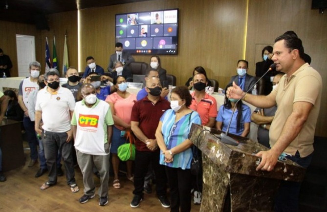 Rodoviários participam de sessão ordinária na Câmara Municipal de São&nbsp;Luís