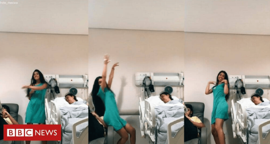Tiktoker criticada por dançar ao lado da mãe internada diz que não houve ‘maldade’ em&nbsp;vídeo