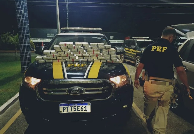 Casal e filho são presos com 38kg de cocaína na BR-222; droga é avaliada em R$ 6&nbsp;milhões