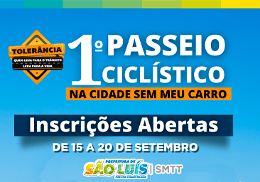 SMTT promove Passeio Ciclístico e Citytour Infantil na Semana Nacional de&nbsp;Trânsito