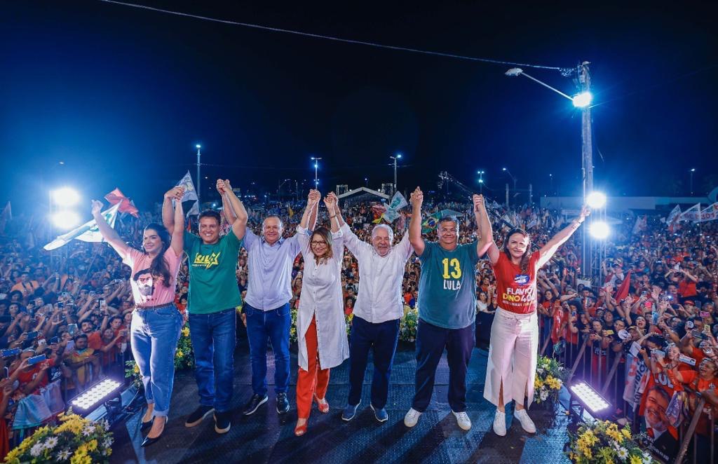 Lula realiza ato histórico no Maranhão: “vamos eleger Brandão governador para a vida&nbsp;melhorar”