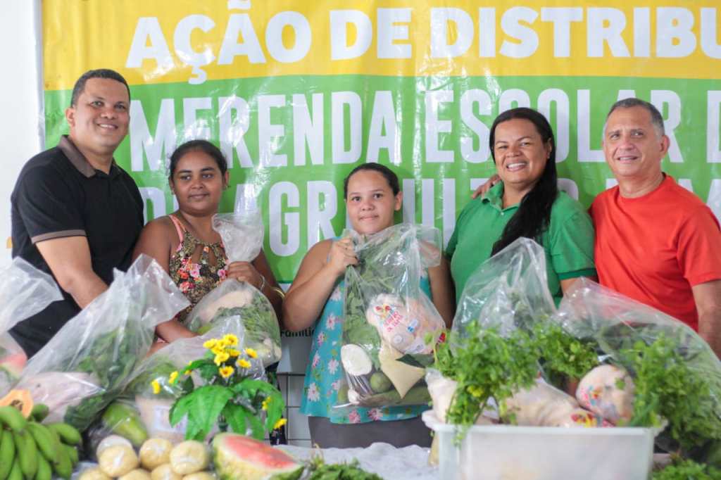 Prefeitura de Ribamar entrega Kit Merenda Escolar aos alunos do Parque&nbsp;Jair