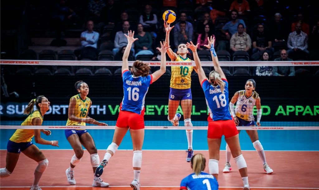 Brasil estreia com vitória no Mundial de vôlei&nbsp;feminino