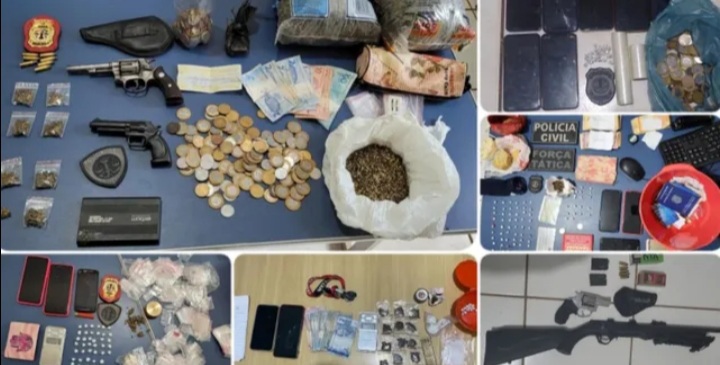Operação da Polícia Civil resulta na prisão de 12 pessoas por tráfico de drogas em Porto Franco&nbsp;(MA)