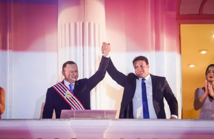 Carlos Brandão e Felipe Camarão tomam posse no Palácio dos&nbsp;Leões