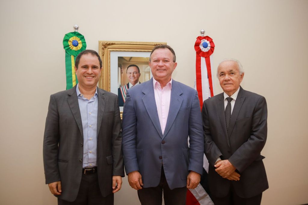 Governador Carlos Brandão recebe visita de cortesia do ex-prefeito Edivaldo Holanda&nbsp;Jr.