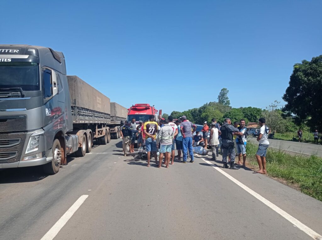 Acidente grave na BR-135 deixa uma pessoa&nbsp;morta