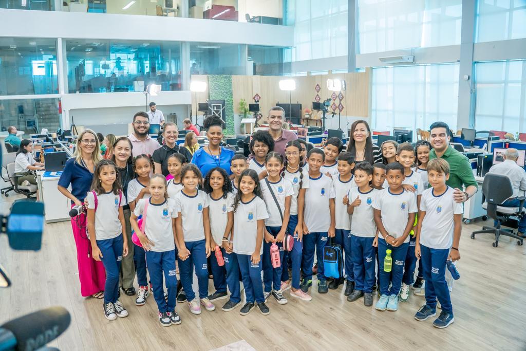 Estudantes visitam instalações do Complexo de Comunicação da&nbsp;Assembleia