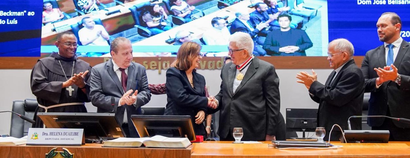 Assembleia entrega Medalha ‘Manuel Beckman’ ao arcebispo emérito Dom José Belisário