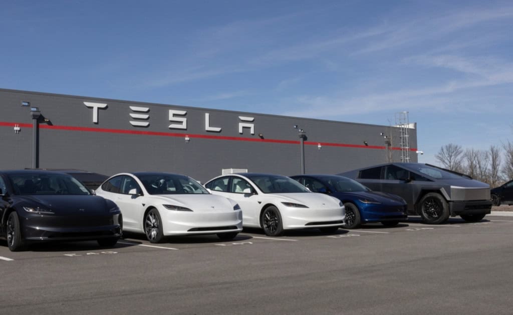 Tesla registra patente para ter antenas no teto dos carros