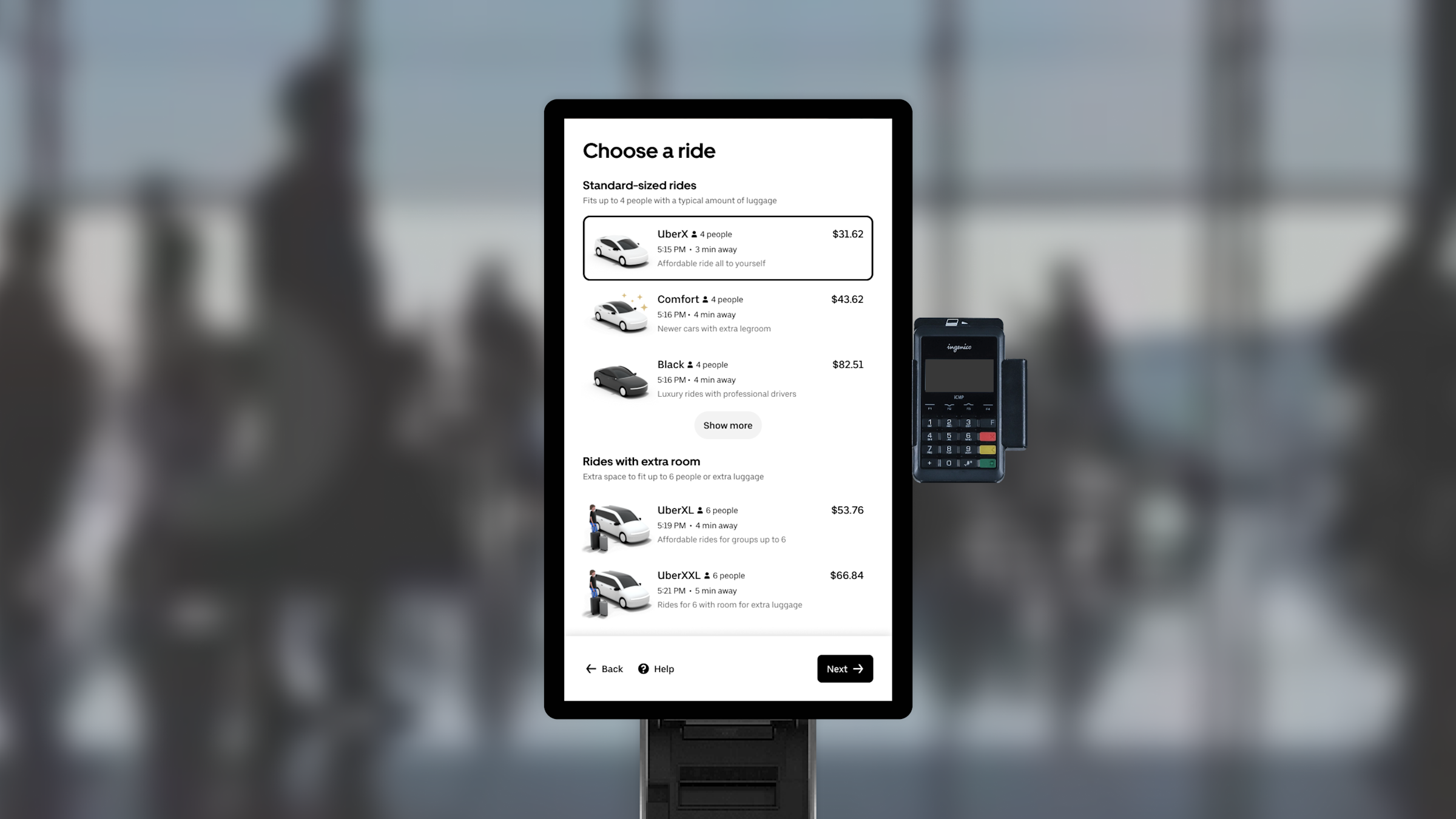 Uber terá totens para pedir corrida sem precisar do app