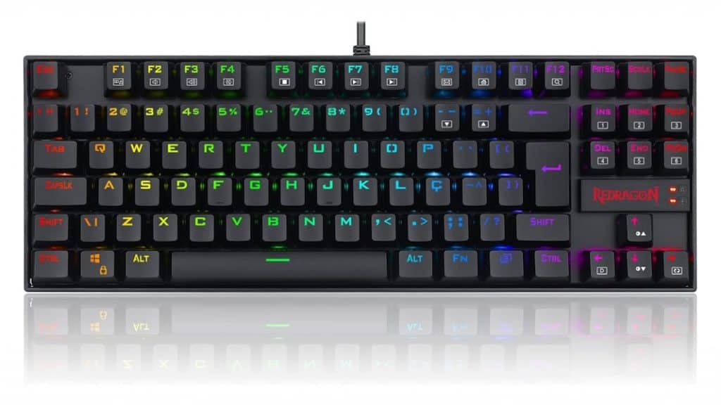 Teclado gamer para quem joga online: modelo mecânico da Redragon está em oferta