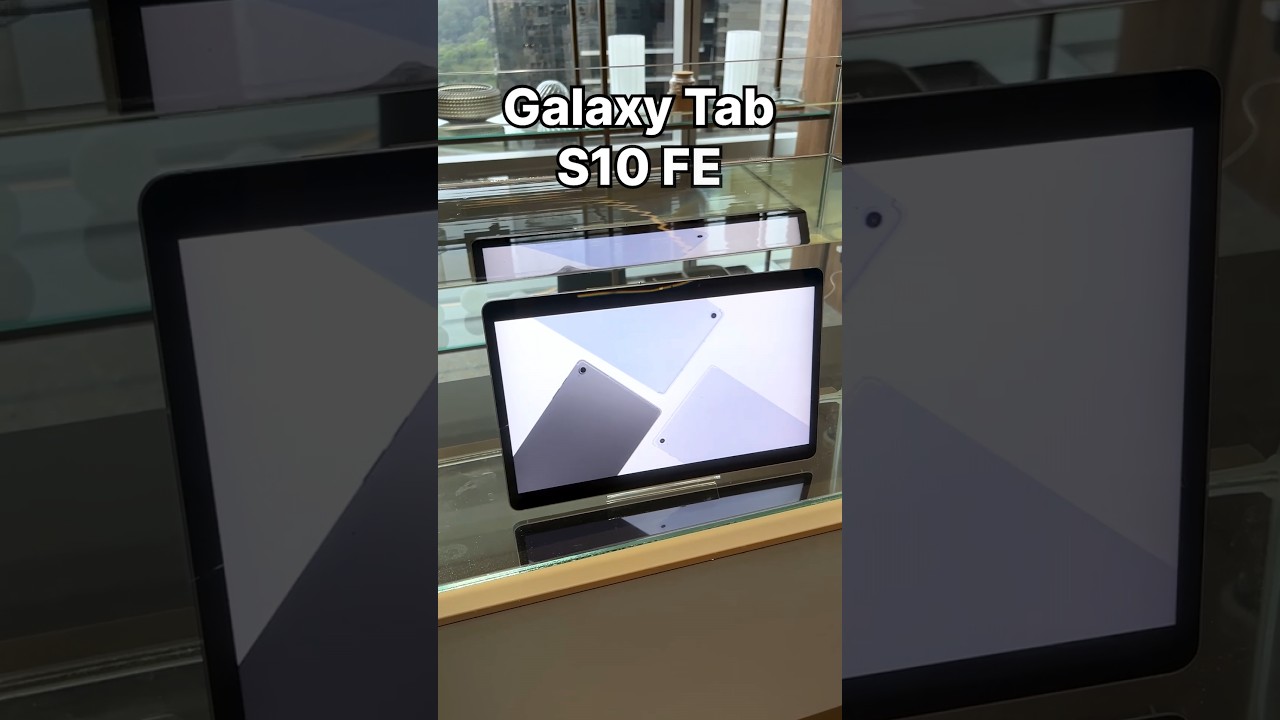 Galaxy Tab S10 FE (128 GB) baixa 37% com cupom em até 10x sem juros na Amazon