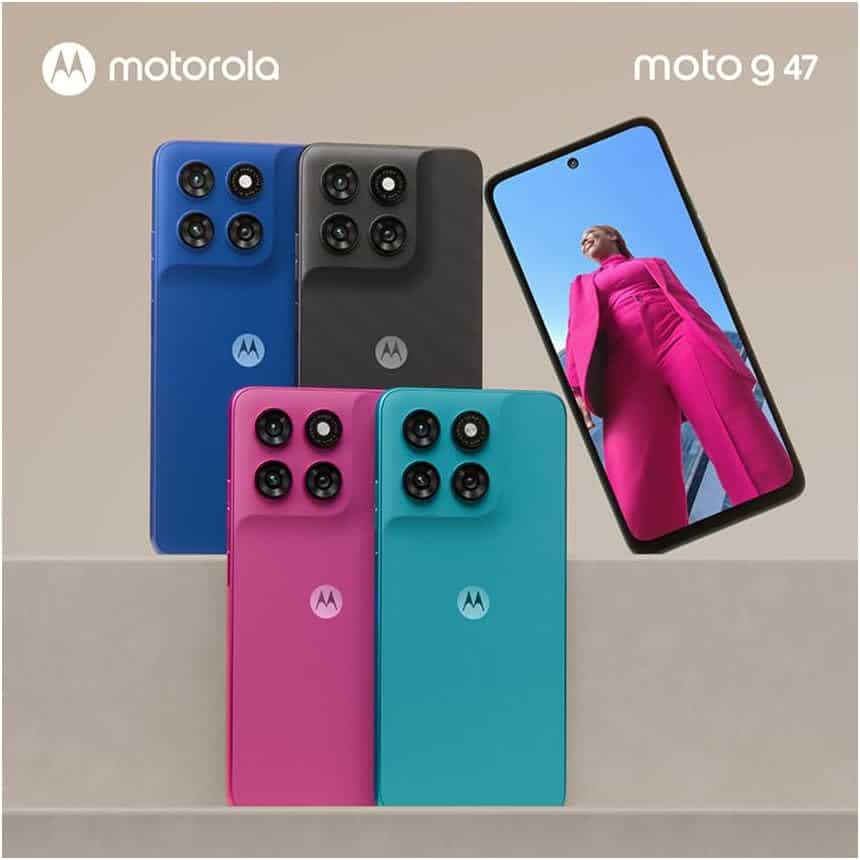 Moto G47: novo smartphone intermediário da Motorola chega ao Brasil